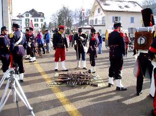 Commmoration 1 fvrier 1871, l'arme du Gnral Bourbaki entre aux Verrires