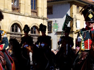 Dfil des Milices Vaudoises, Yverdon-les-Bains