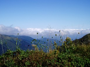 La monte au lac Bleu